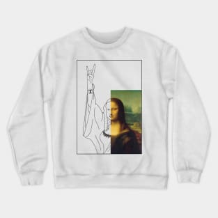 Rock Mona Lisa Crewneck Sweatshirt